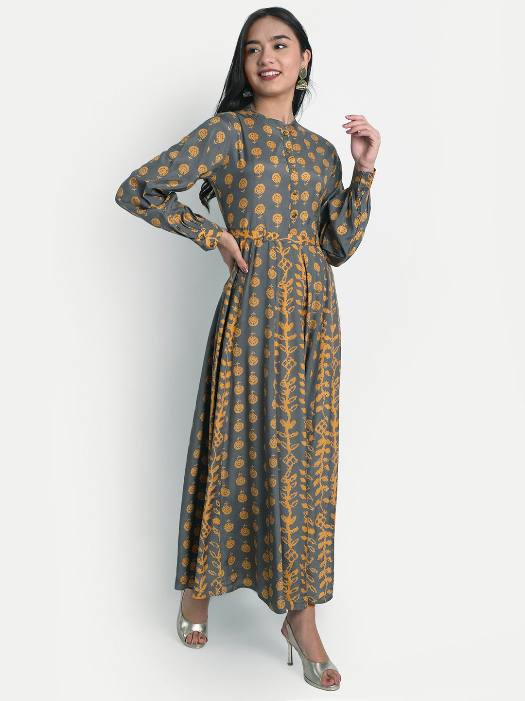 Long maxi hot sale kurti design